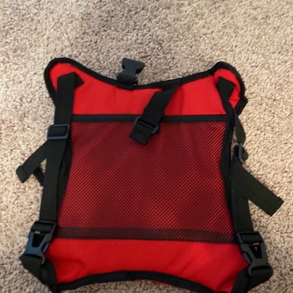 Obersee Tactical Diaper Bag Dad Male baby black red backpack - Picture 13 of 16